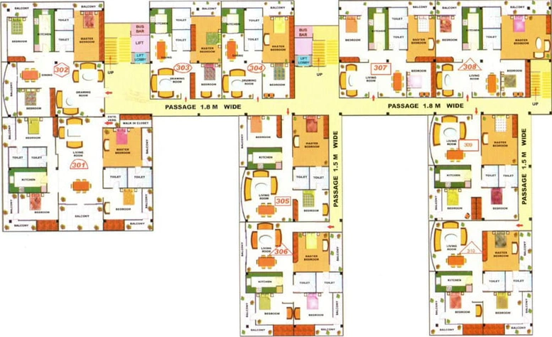 Floor Plan of Krishna Kalyan Garden View in Indira Nagar, Lucknow - Image 5090