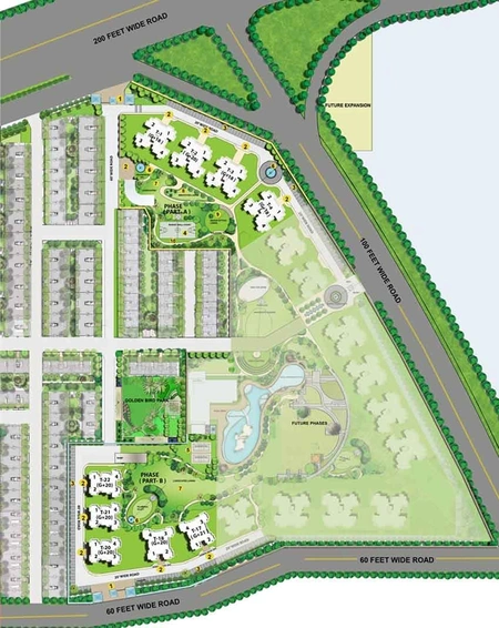 Master Plan of Omaxe The Resort in Mullanpur Garibdass, Chandigarh - Image 46780