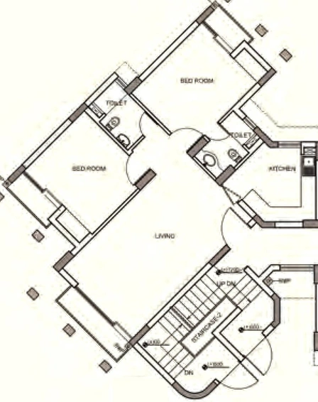 2 BHK Flat in Ansal Paradise Crystal in Sushant Golf City, Lucknow - Image 358562