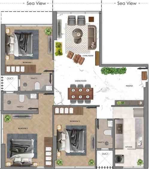 3 BHK Flat in Sugee Akanksha in Dadar West, Mumbai - Image 427083