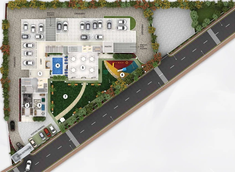Master Plan of Prarthana Eco Exotica in Bariatu, Ranchi - Image 8705