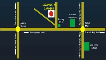 Location of Aryan Jagannath Gardens - Image 5720