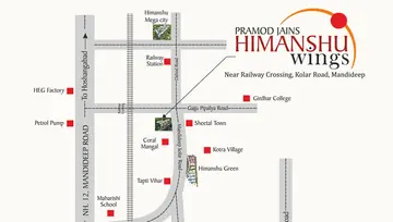 Location of Shri Parasnath Himanshu Wings - Image 45802
