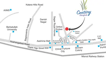 Location of Century Heights - Image 7824