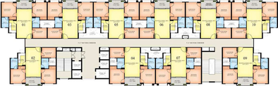 Floor Plan of Assotech Hills Sector 2 in Morabadi, Ranchi - Image 15760