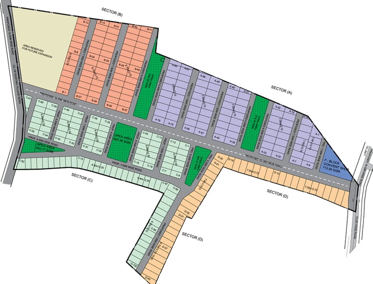 Master Plan of Indus Regency in Karond, Bhopal - Image 7846