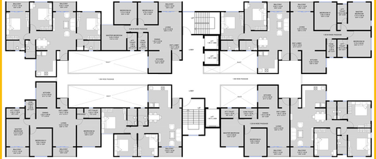 Floor Plan of MJ Opera in Wakad, Pune - Image 111329