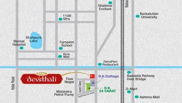 Location of DK Devsthali - Image 45918