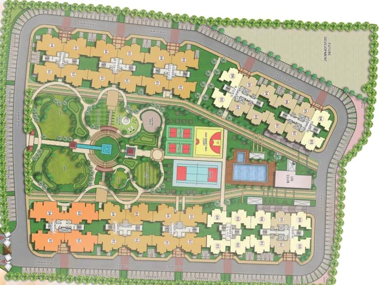 Master Plan of MI Retreat Centre in Arjun Ganj, Lucknow - Image 5130