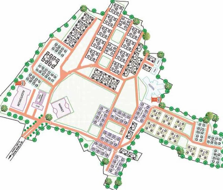 Master Plan of Kashish Sail City in Masibari, Ranchi - Image 15860