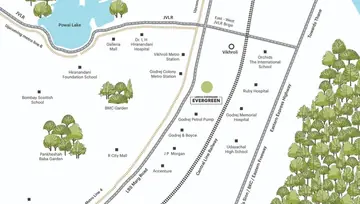 Location of Lodha Codename Evergreen - Image 14020