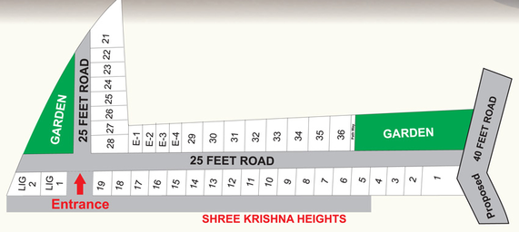 Master Plan of Bhojpal Krishna Vihar in Katara Hills, Bhopal - Image 46009