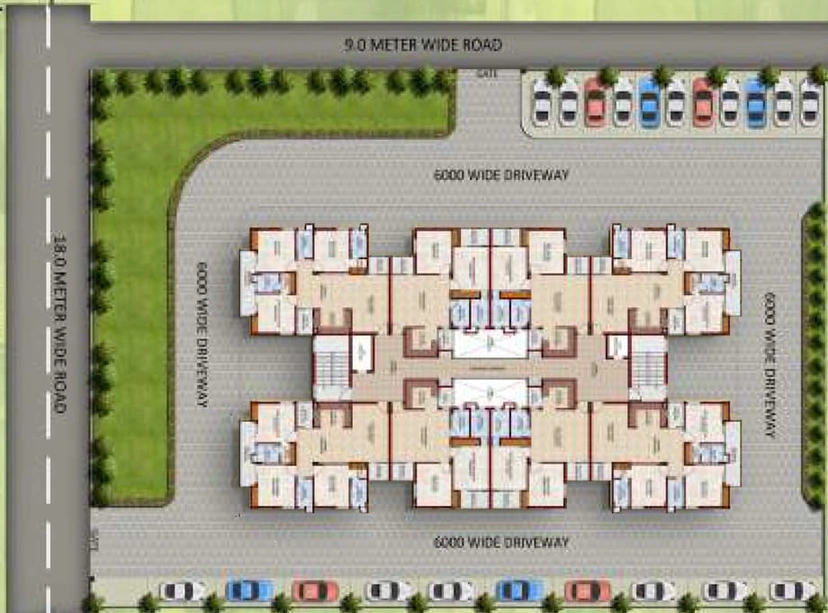 Master Plan of Nirman KL Heights in Jankipuram Extension, Lucknow - Image 5019
