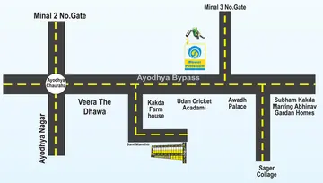 Location of Krishna Apar Kalash City - Image 46063
