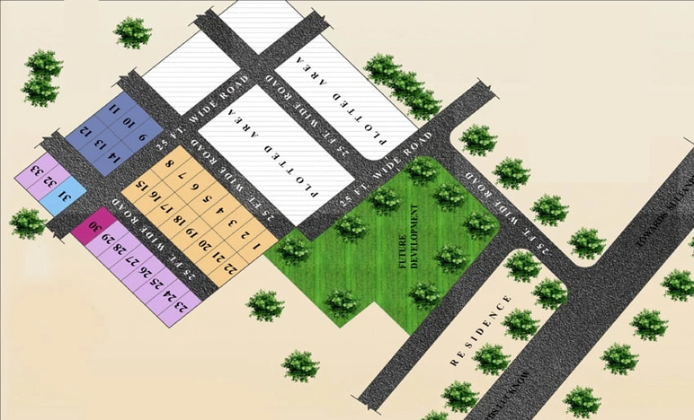 Master Plan of Swastik Villas in Sultanpur Road, Lucknow - Image 5199