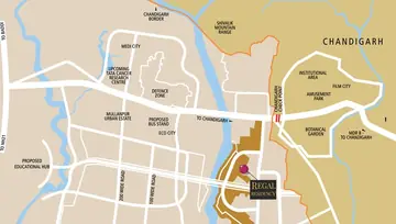 Location of Manohar The Palm - Image 54587