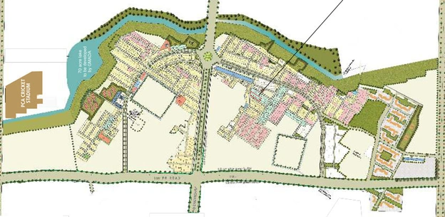 Master Plan of Manohar The Palm in Mullanpur Garibdass, Chandigarh - Image 54588