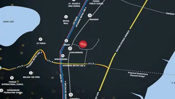 Location of Kanakia Zen World - Image 14037