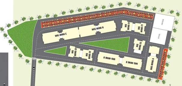 Master Plan of Paras Heights in Ayodhya Bypass, Bhopal - Image 46146