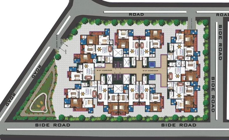 Master Plan of Onella Sai Kohinoor in Faizabad Road, Lucknow - Image 5228