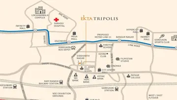 Location of Ekta Tripolis - Image 14054