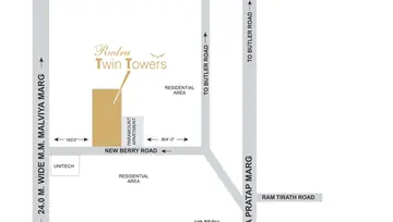 Location of Rudra Twin Towers - Image 5079