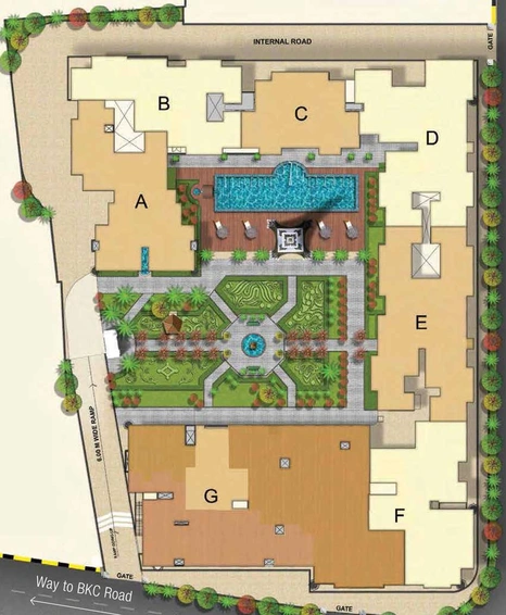 Master Plan of Kanakia Paris BKC in Bandra East, Mumbai - Image 14093