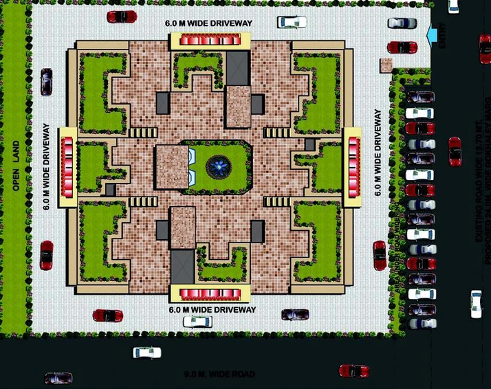 Master Plan of GC Signature in Butler Colony, Lucknow - Image 48772