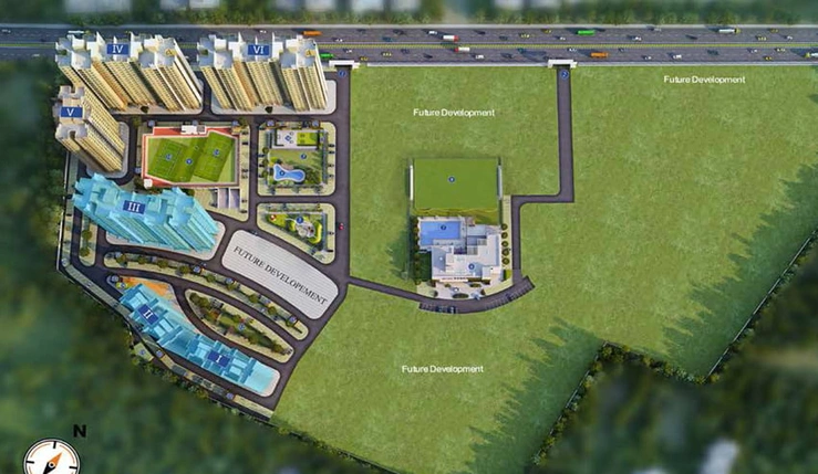 Master Plan of Joyville Western Heights in Santragachi, Kolkata - Image 57881