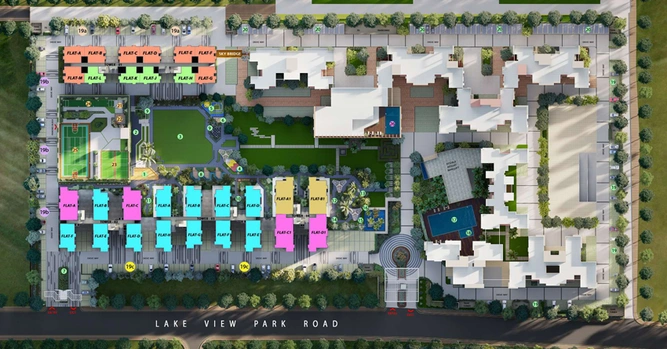 Master Plan of Merlin Serenia in BT Road, Kolkata - Image 48031