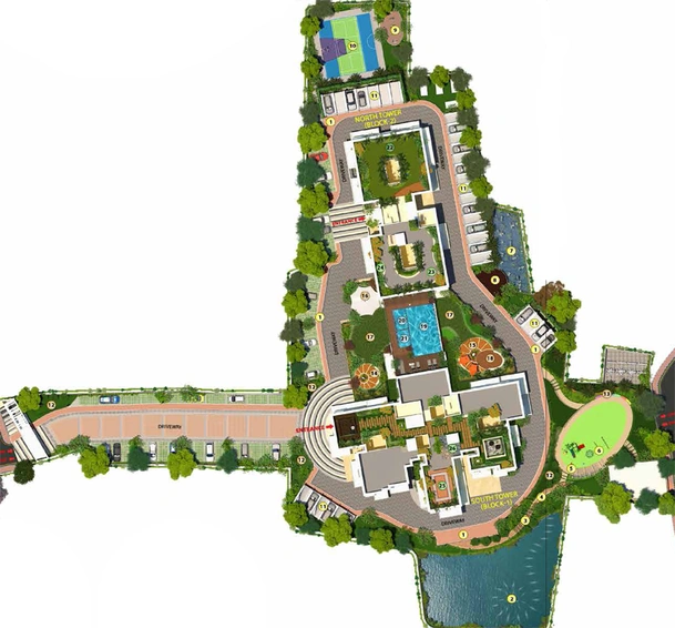 Master Plan of Merlin X in Tangra, Kolkata - Image 48075