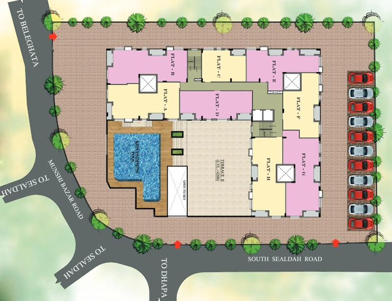 Master Plan of GM Meena Galaxy in Beleghata, Kolkata - Image 48107