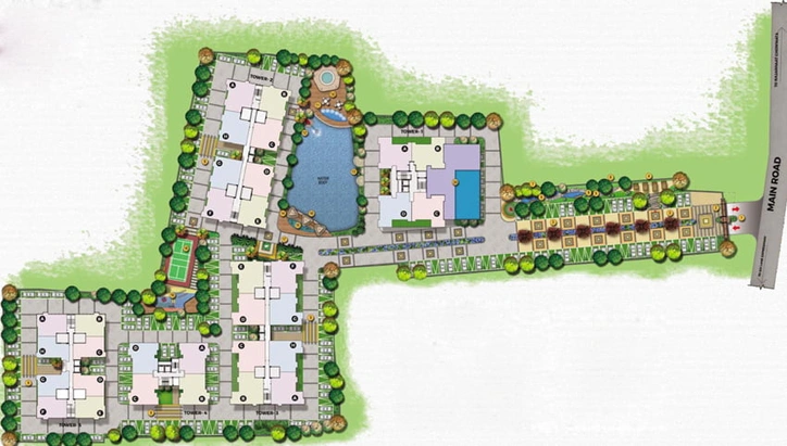Master Plan of Magnolia Merlion in Rajarhat, Kolkata - Image 4157