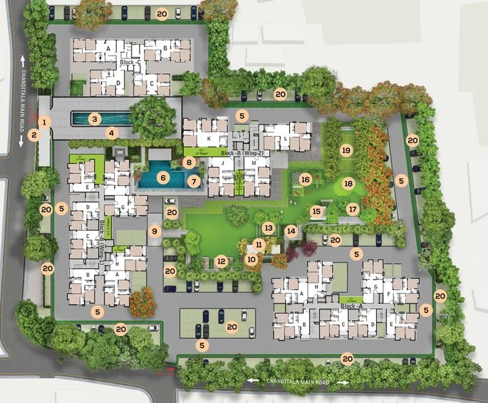 Master Plan of Srijan Natura in New Alipore, Kolkata - Image 48162