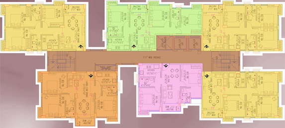 Floor Plan of Natural City Birati in Birati, Kolkata - Image 4184