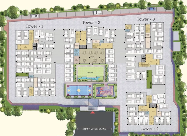 Master Plan of Natural City Madhyamgram in Madhyamgram, Kolkata - Image 4203