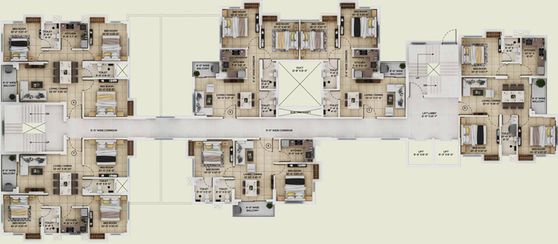 Floor Plan of Spotlight Countryside in Narendrapur, Kolkata - Image 48229