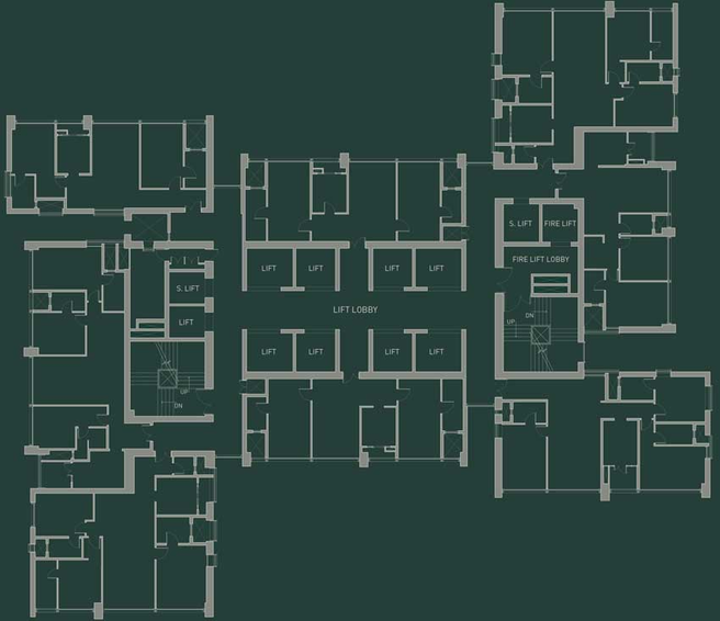 Floor Plan of Birla Niyaara in Worli, Mumbai - Image 14517