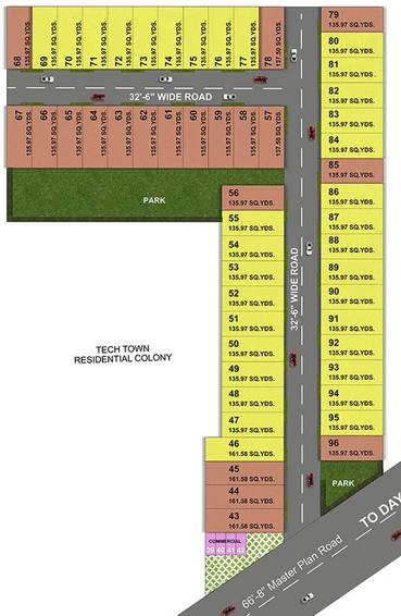 Master Plan of Motia Aerogreens in Zirakpur, Chandigarh - Image 5274