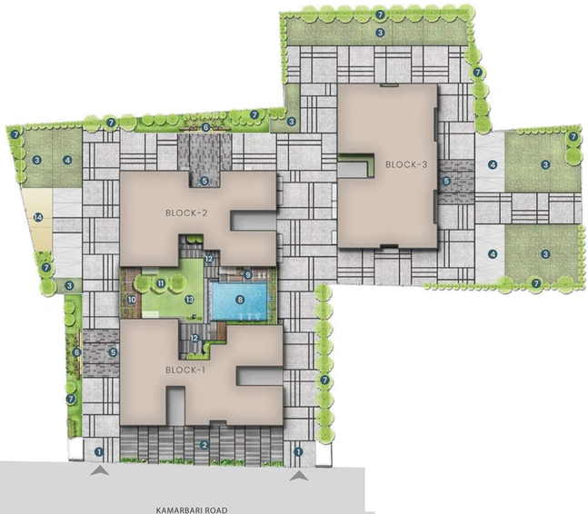 Master Plan of The Banyan Tree Rosetta in New Town, Kolkata - Image 48246