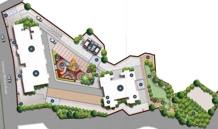 Master Plan of Kolte Patil Vaayu in Dahisar West, Mumbai - Image 16687