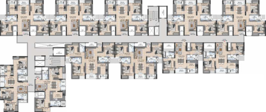 Floor Plan of DRA Harmony in Navalur, Chennai - Image 3897