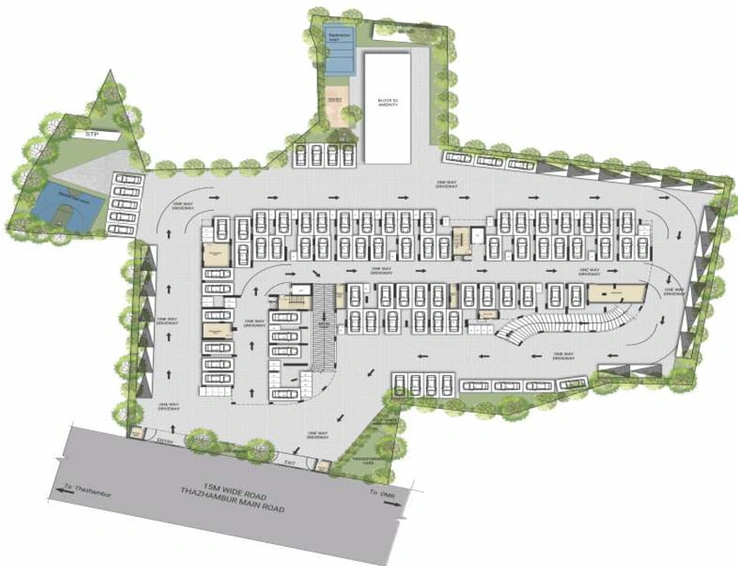 Master Plan of DRA Harmony in Navalur, Chennai - Image 3898