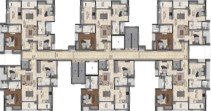 Floor Plan of DRA Skylantis in Sholinganallur, Chennai - Image 3907