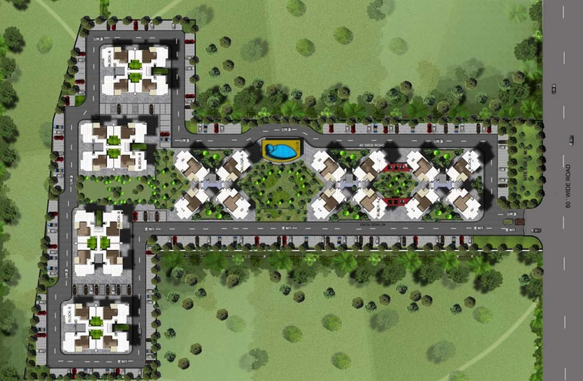 Master Plan of Sushma Elite Cross in Zirakpur, Chandigarh - Image 5360