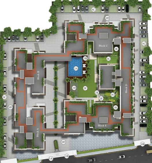 Master Plan of Ascon Era in Rajarhat, Kolkata - Image 4623