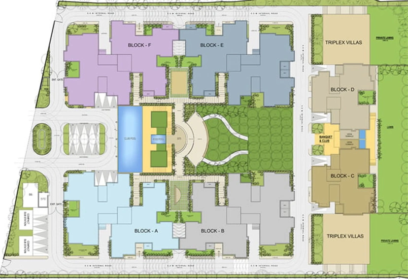 Master Plan of Dynamo Ganga Greens in Uttarpara, Kolkata - Image 4633