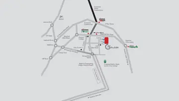 Location of Siddha Galaxia - Image 4650