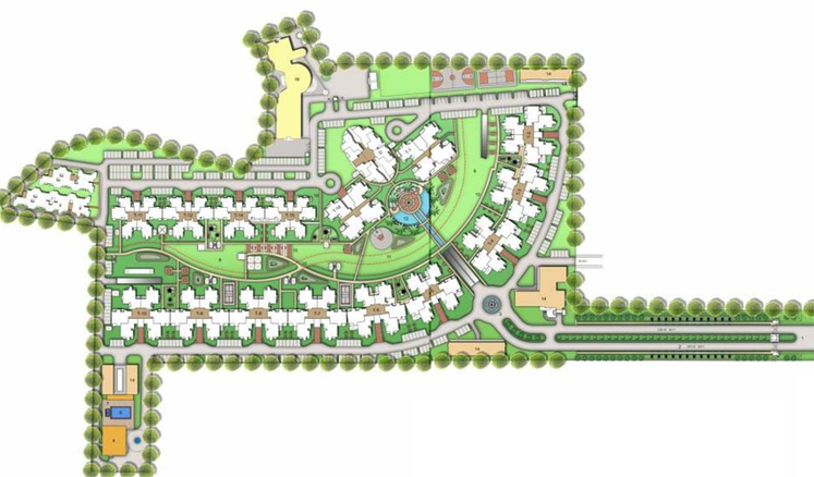 Master Plan of NK Savitry Greens 1 in Zirakpur, Chandigarh - Image 56753