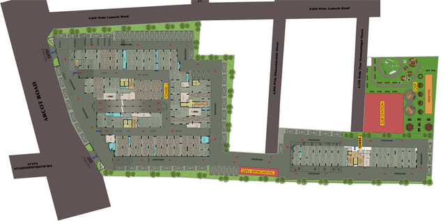 Master Plan of Radiance Majestic in Valasaravakkam, Chennai - Image 4033